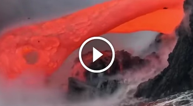 Il video del vulcano Kilauea