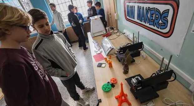 A Roma il primo FabLab in una scuola pubblica: tecnologia creativa e robot