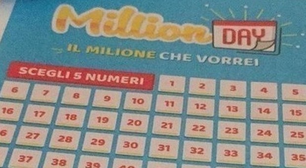 Million Day, i numeri vincenti di venerdì 13 settembre 2019