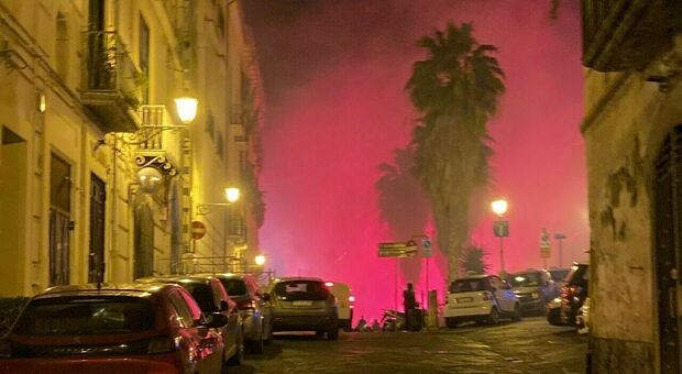 Un momento dei festeggiamenti a Salerno per i venti'anni del club granata centro storico