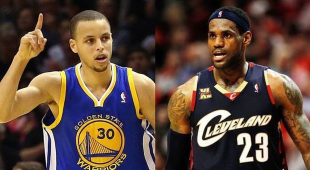 Nba, Lebron James contro Stephen Curry: duello in finale tra Cavaliers e Warriors