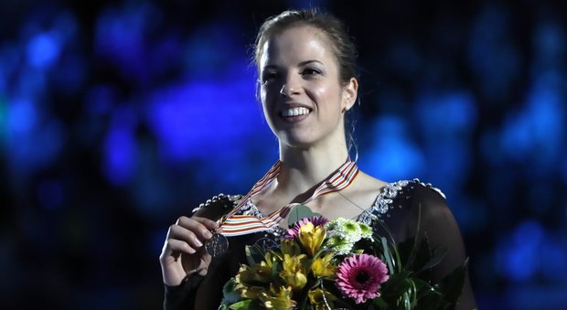 Carolina Kostner da favola: bronzo agli Europei di Ostrava -Guarda