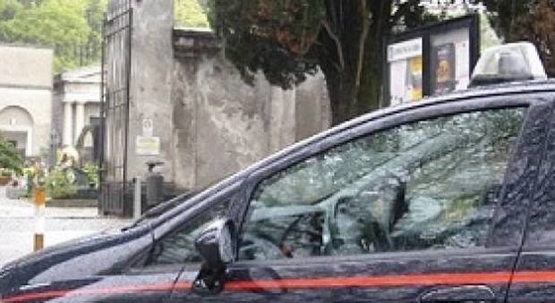 I carabinieri indagano sul raid al cimitero di Roccarainola