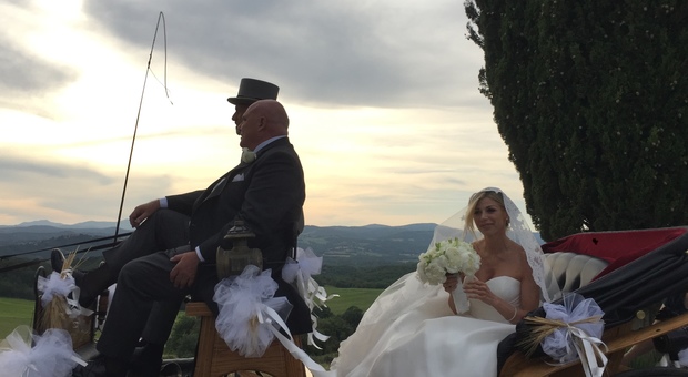 Lazio, matrimonio per Inzaghi: Simone sposa Gaia a Montalcino