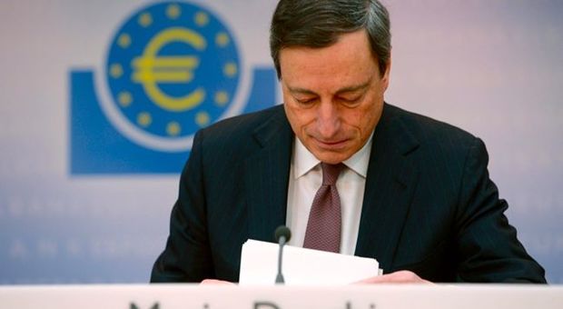 Draghi: chiari rischi di ribasso della crescita globale