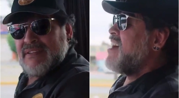 Maradona canta "'O sordato 'nnammurato" ed emoziona i tifosi del Napoli
