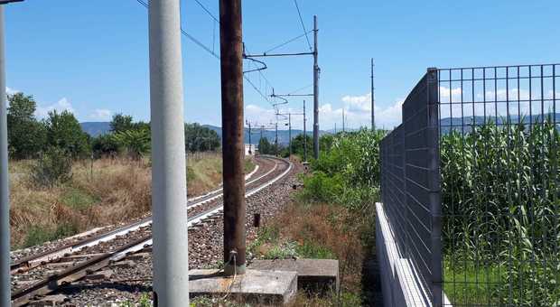 La ferrovia vicino Tivoli