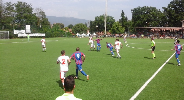 L'ultima gara giocata a Forano dalla Valle del Tevere lo scorso 9 giugno contro il Progresso