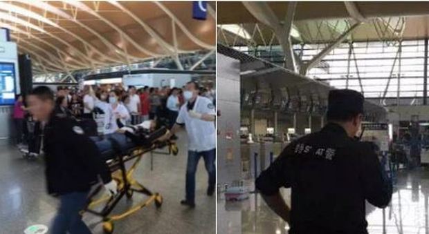 Shanghai, eplosione in aeroporto: tre passeggeri feriti