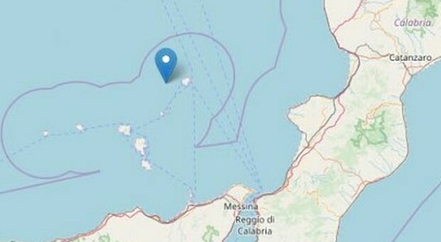 Terremoto tra Calabria e le isole Eolie: scossa nella notte