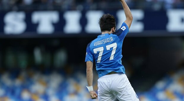 Napoli-Monza 4-0, Kvaratskhelia conquista il Maradona