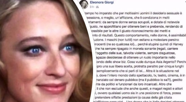 Violenze Weinstein, Eleonora Giorgi contro Asia Argento: "Vuole solo che si parli di lei"