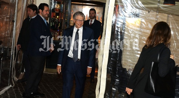 Bill Gates a Roma, dopo Meloni incontra Mattarella e Tajani. A cena in centro da "Pierluigi"