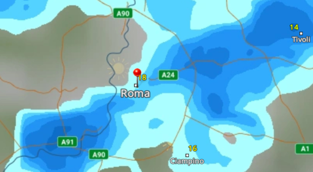 Meteo Roma, possibili piogge in arrivo: nel fine settimana previste temperature quasi estive