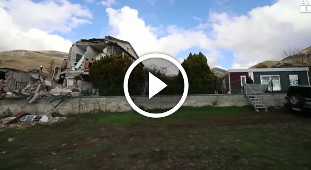Pensionato compra la casa antisismica on line e si salva dal terremoto -Video
