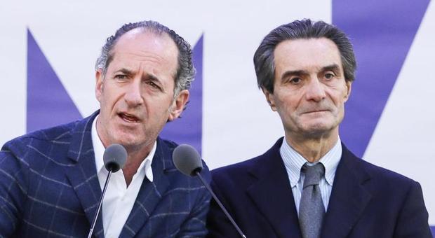 Zaia e Fontana al premier Conte: «Feriti dalle sue parole sull'autonomia»