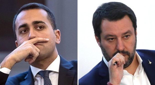 Di Maio e Salvini (ansa)