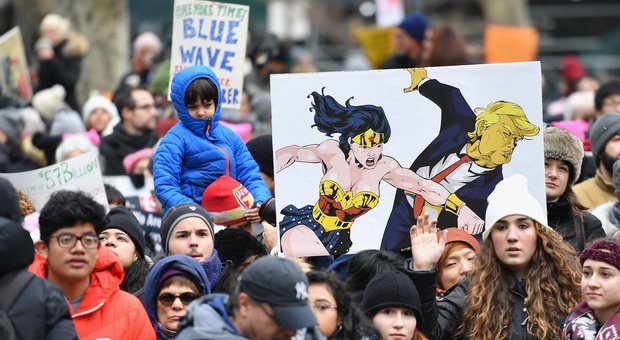 La marcia delle donne da Washington a New York, ma anche in Europa