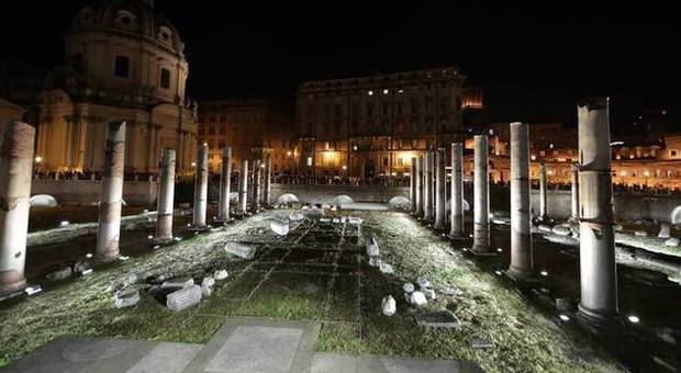 Natale di Roma, lo spettacolo dei Fori Imperiali illuminati dal premio Oscar Storaro