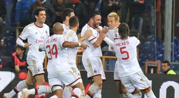 Il Milan mette la terza: Genoa battuto 2-1. ​Primo gol in serie A di Honda
