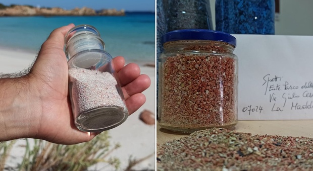 Budelli, i turisti restituiscono la sabbia rosa rubata 50 anni fa: «Ci siamo pentiti»