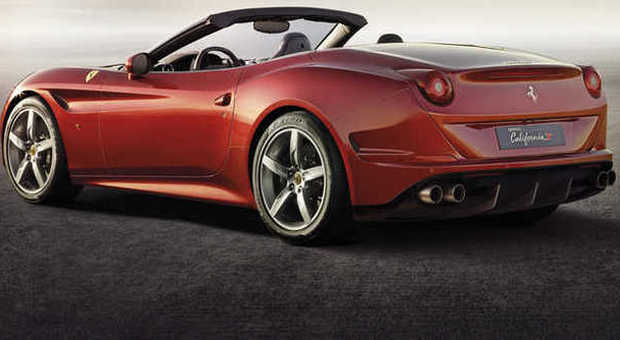La nuova Ferrari California con motore sovralimentato.