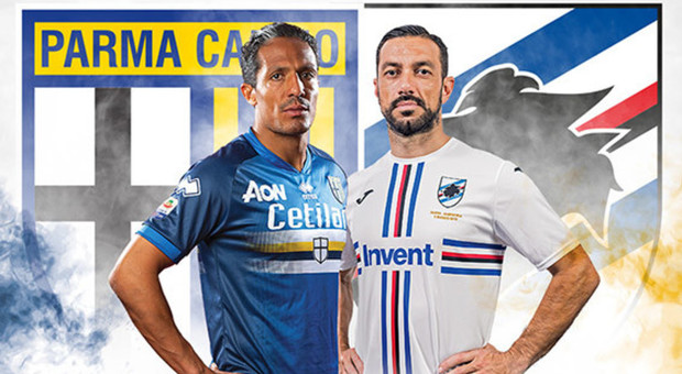 Parma-Sampdoria si giocherà a maglie invertite
