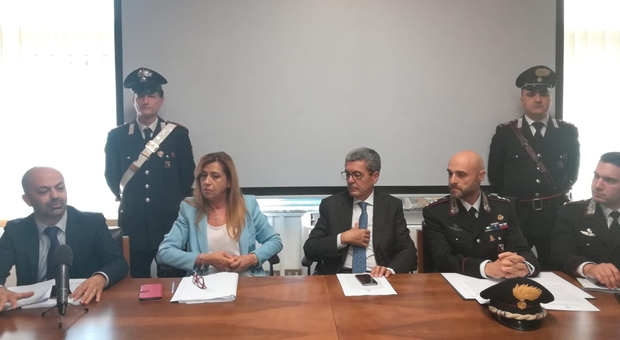 Un momento della conferenza stampa tenutasi a Cosenza