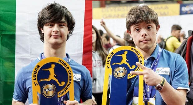 Riccardo e Davide, campioni di calcetto: 3. posto ai Mondiali in Brasile