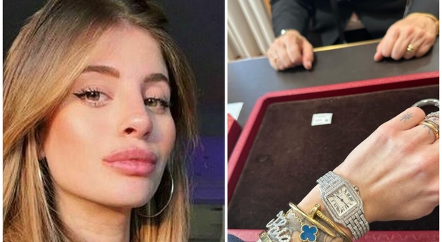 Chiara Nasti e la foto con l'orologio da 150 mila euro, hater scatenati: «Belli i soldi di Zaccagni»