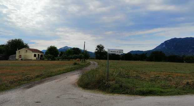 La zona di Ravano a Pontecorvo dove è scattato l’allarme per il ripetersi dei furti.