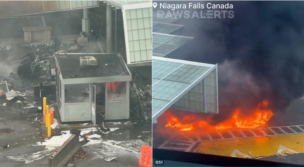 Esplosione alle Cascate del Niagara, auto a fuoco sul ponte. Chiuso il Rainbow Bridge che collega Usa e Canada