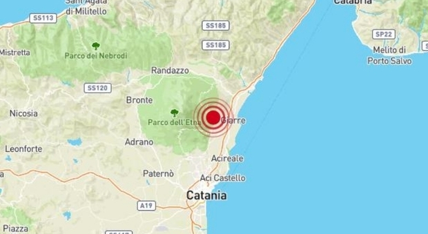 Terremoto in Sicilia: scossa tra Catania e Taormina, paura fra la popolazione