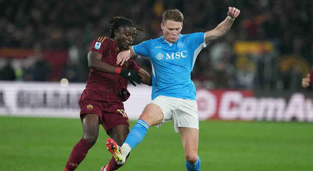 immagine Koné, infortunio durante Roma-Napoli dopo uno scontro con Juan Jesus: cosa è successo