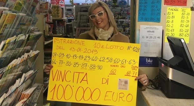 Potenza Picena, centra il colpo grosso al "10 e Lotto" e vince 100mila euro