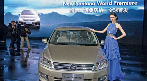La presentazione della nuova Volkswagen Santana