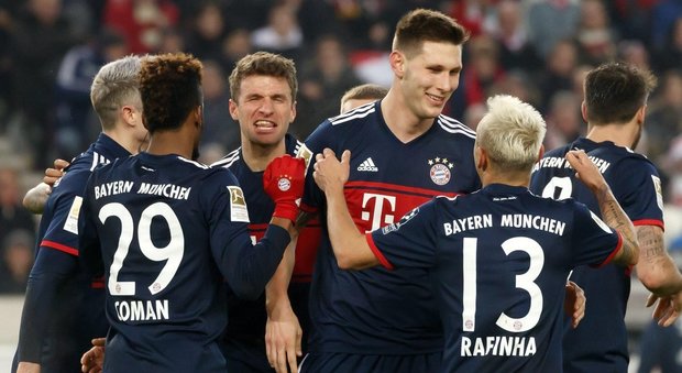 Bundesliga, il Bayern chiude il girone d'andata con un successo: battuto lo Stoccarda