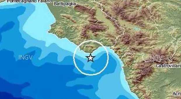 Terremoto vicino alle coste campane, scossa avvertita nella zona dell'epicentro