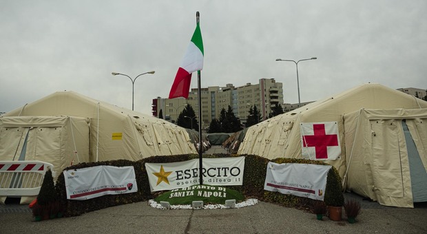 L'ospedale da campo dell'Esercito a Perugia