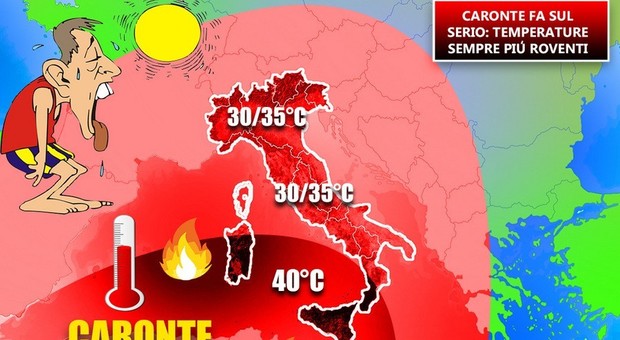 Meteo, arriva Caronte: "bomba" di caldo nel weekend e temperature su di 15 gradi