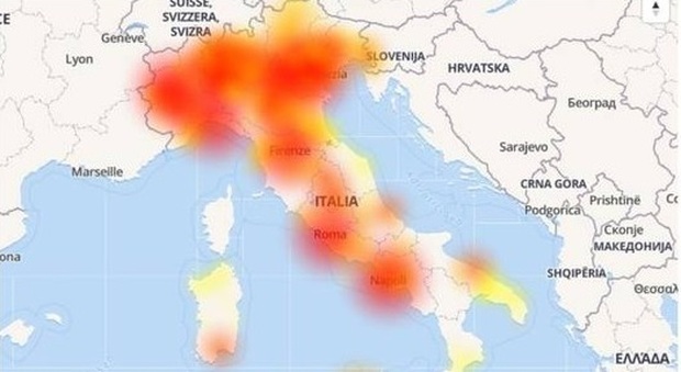 Rete 3 down in tutta Italia, problemi soprattutto al Nord. Utenti su tutte le furie