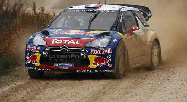 La Citroen WRC Campione del MOndo con i colori Red Bull si esibirà al Motor Show