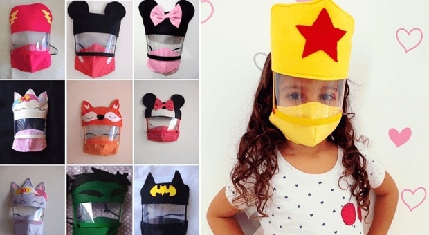 Brasile, il virus dilaga: una maestra crea mascherine da supereroi per convincere i bambini a proteggersi
