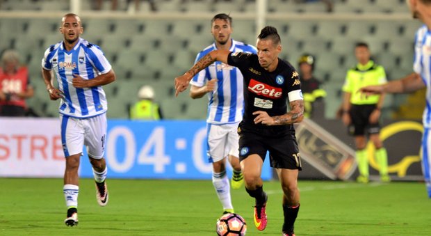 Napoli, Hamsik: «Il Pescara ha meritato, ma potevamo vincere»