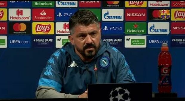 Barcellona-Napoli, conferenza stampa di Gattuso e Ospina | Live