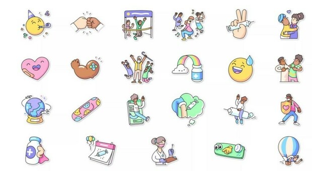 «Vaccini per tutti», la campagna di WhatsApp e dell'Oms passa per i nuovi sticker