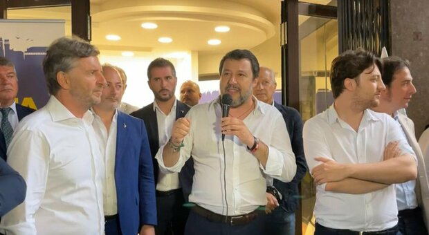 Salvini ieri a Padova