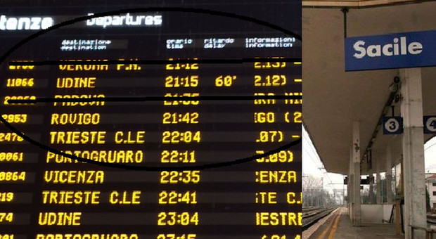Investimento sui binari, due ore senza treni sulla linea Venezia-Udine