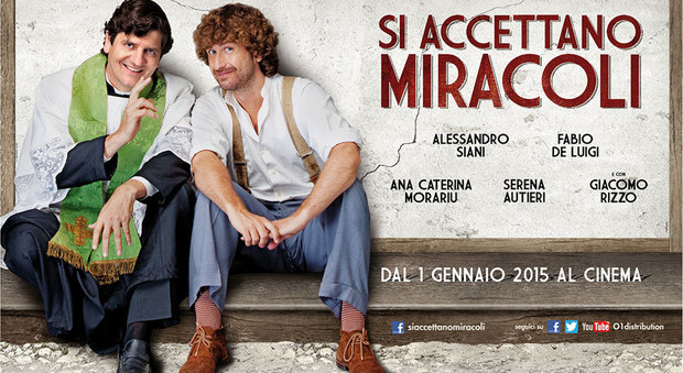 "Si accettano miracoli" stasera in tv su Rai1, il film diretto e interpretato da Alessandro Siani