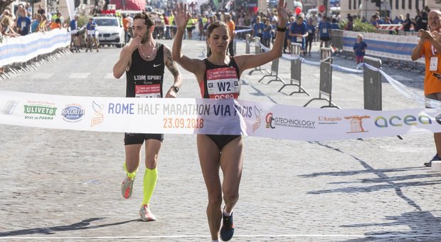 Rome Half Marathon Via Pacis, vincono l'eritreo Freedom e l'ucraina Yaremchuk